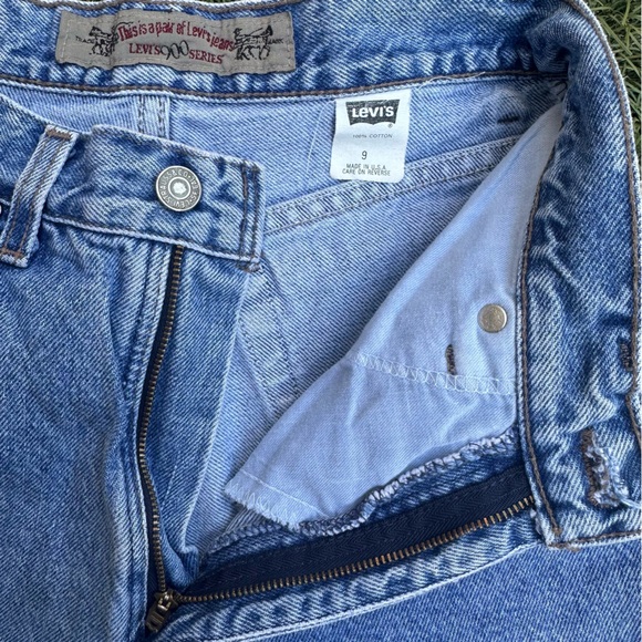Vtg Levi’s 900 Series Mom Jeans Tapered Straight Fit USA Made Denim Silver Tab 9 - Picture 6 of 11